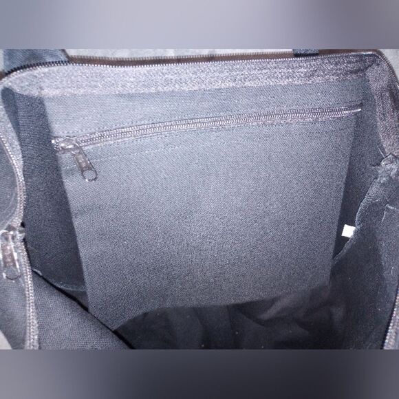 Shania Twain "Shania Now Tour" VIP Black Canvas Tote Bag Leather Handles EUC - Picture 7 of 11